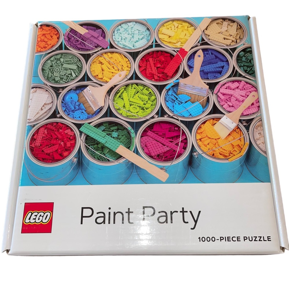 Lego Paint Party 1000 Pc puzzle New Sealed